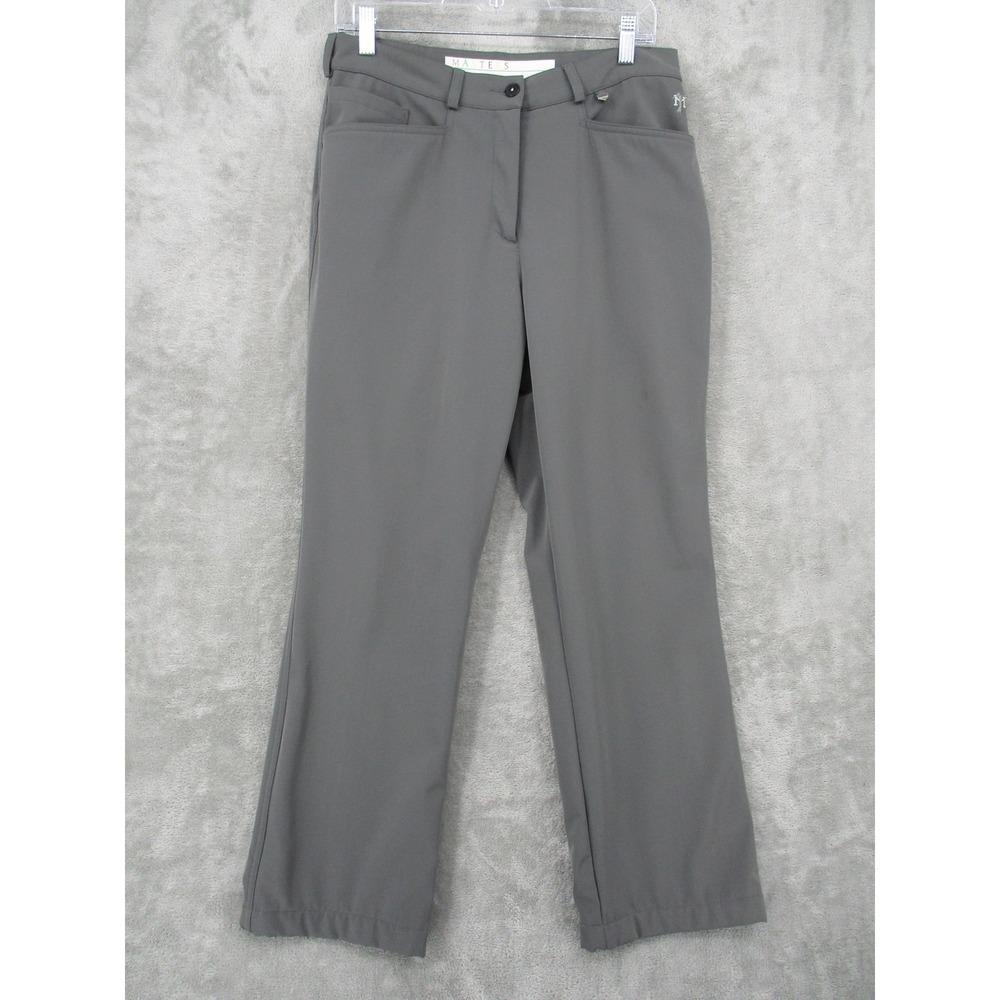 Masters Pants Womens 10 Stretch Thermolite‎ Lined Performance Golf Austria Gray